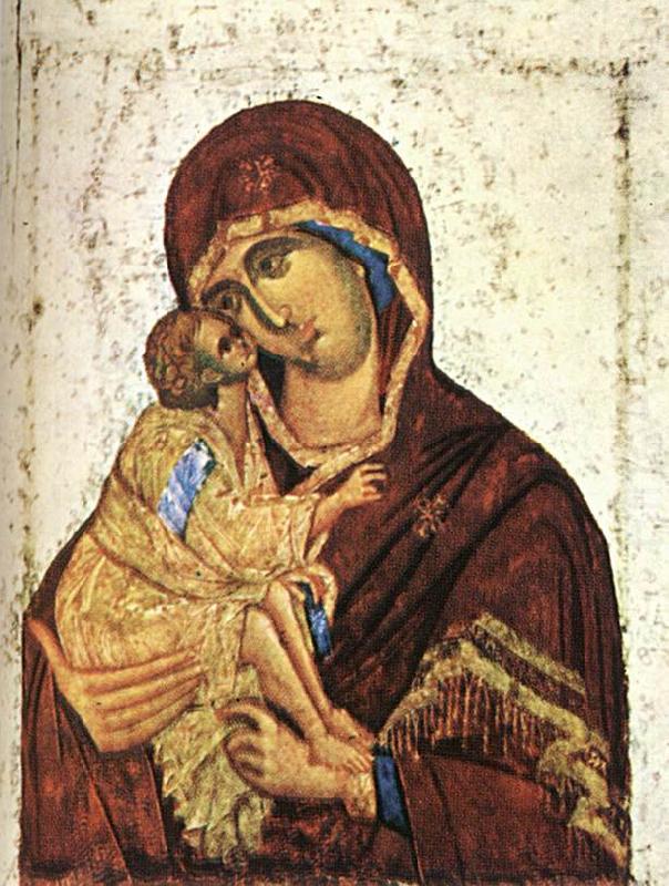 Madonna of Don Icon nst, THEOPHANES the Greek